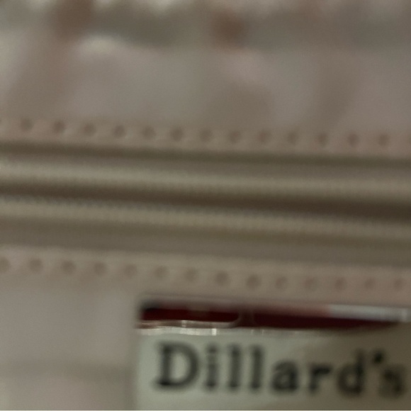 Dillards vintage Leather Ivory Purse
Perforated Diamond Pattern - Picture 12 of 13